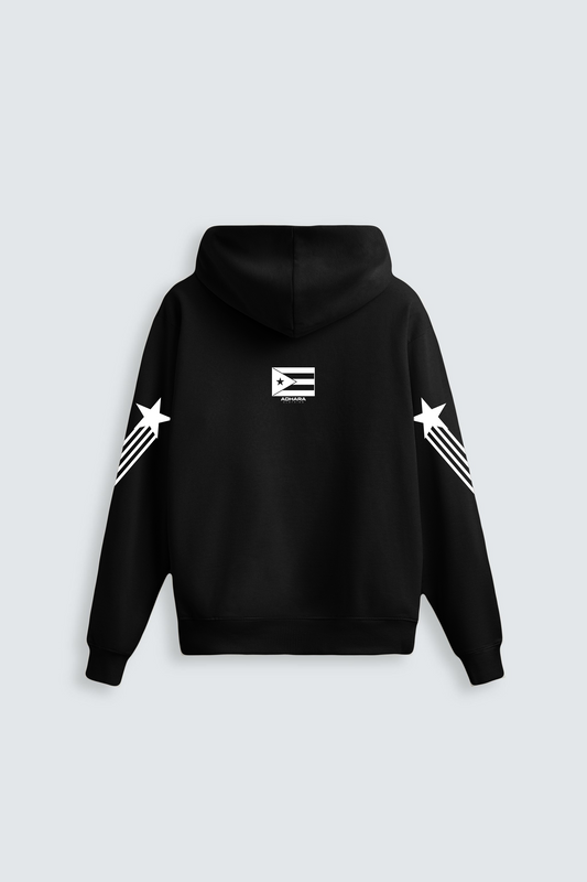 PUERTO RICO TEAM HOODIE - BLACK